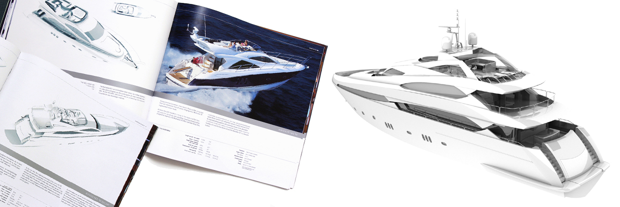 Super yacht animations and CG images for brokers and naval architects