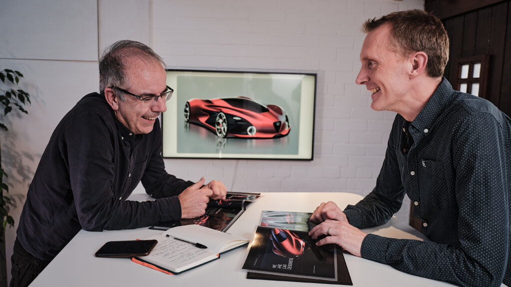 Drive led by car designer Chris Longmore & Mark Pritchard 