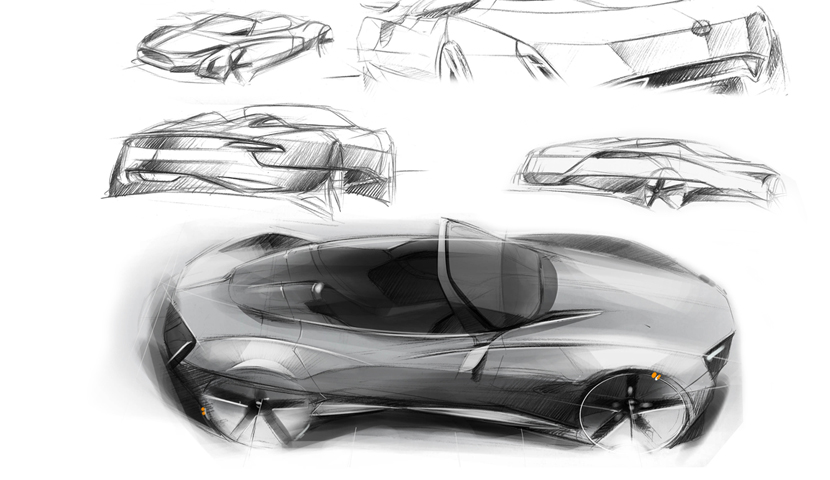 car design consultancies ideation sketch